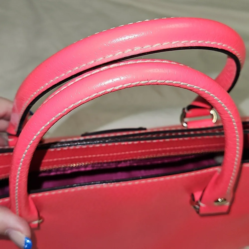 Kate Spade Vibrant Coral Satchel